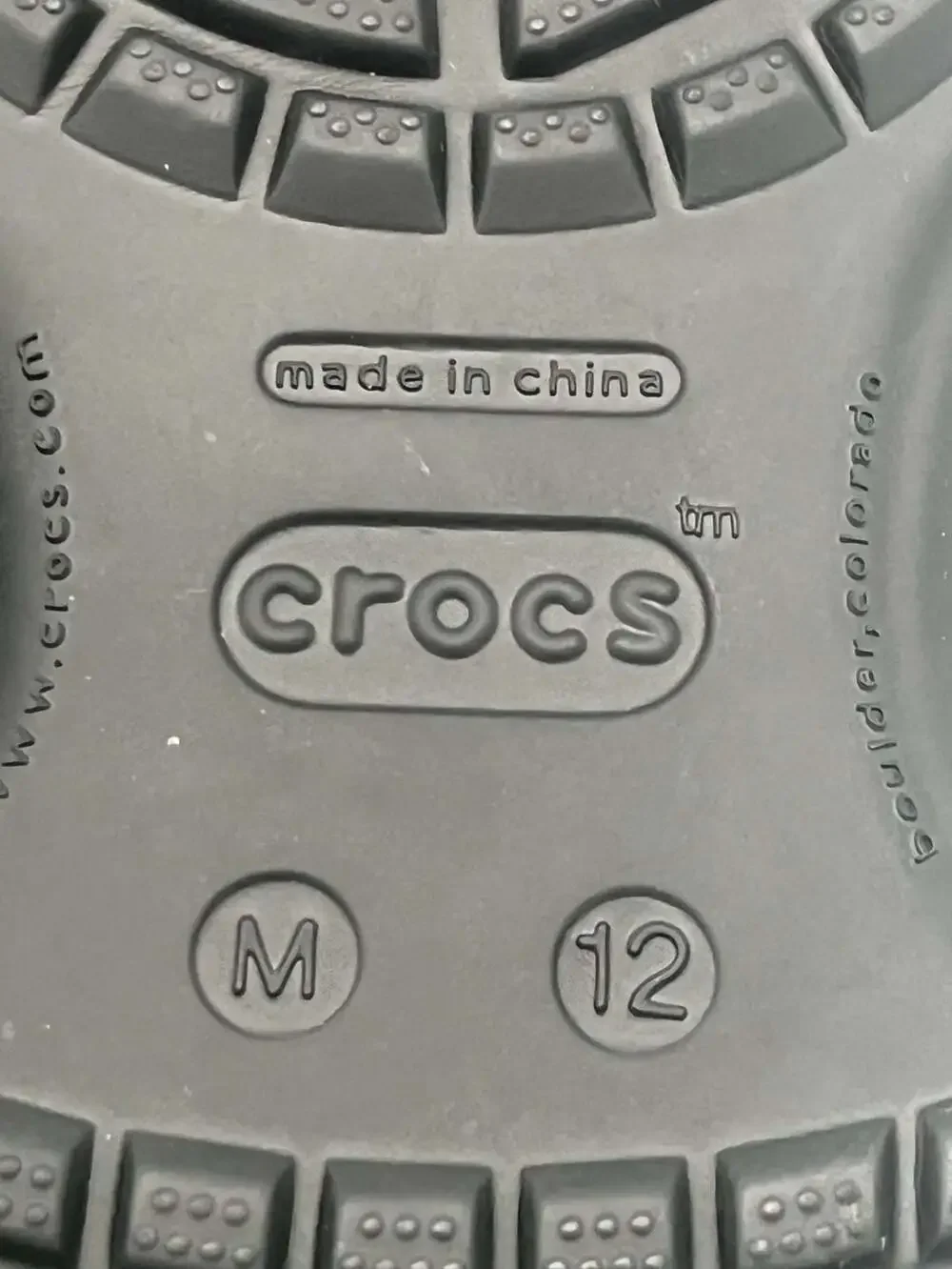 Crocs Crocband Unisex Black Flip Flop Sandals Mens 12 beach shower shoes